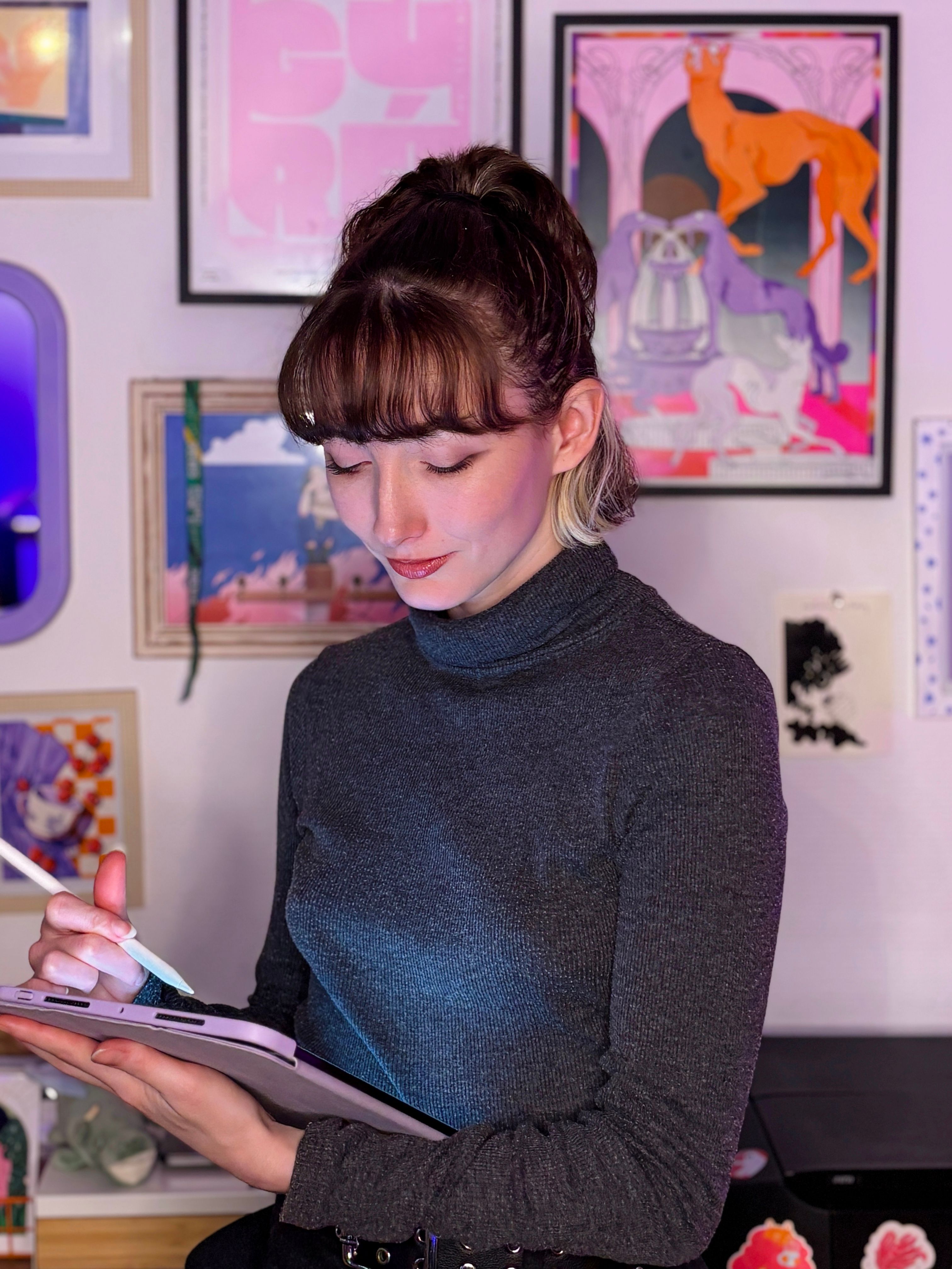 Portrait de l'illustratrice Laurie-Anne Poquet