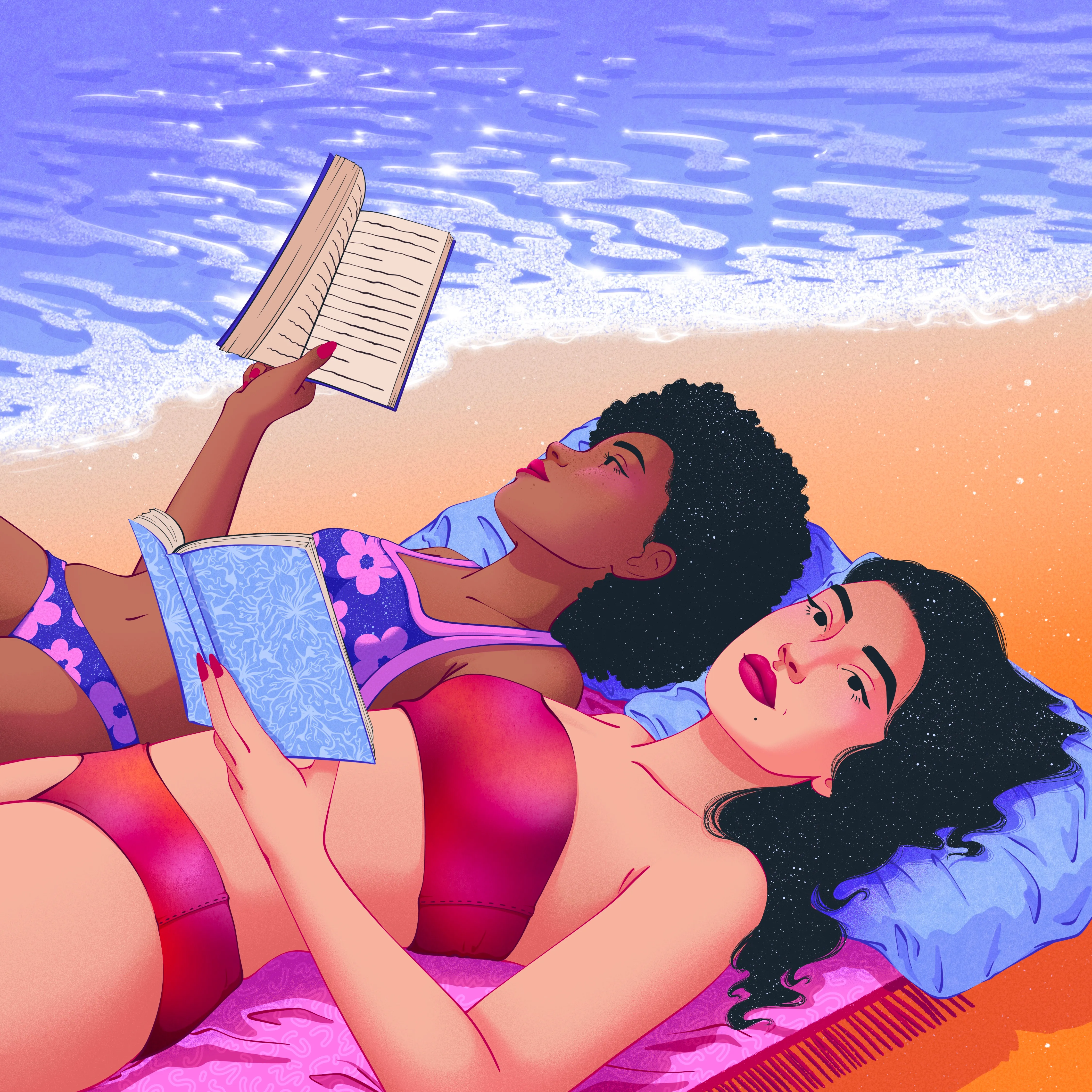 Illustartion de la cover de Off the Coast, produit par Dipsea